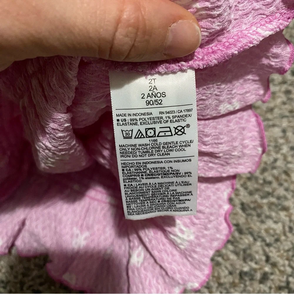 664 old navy purple peplum summer butterfly kids tank